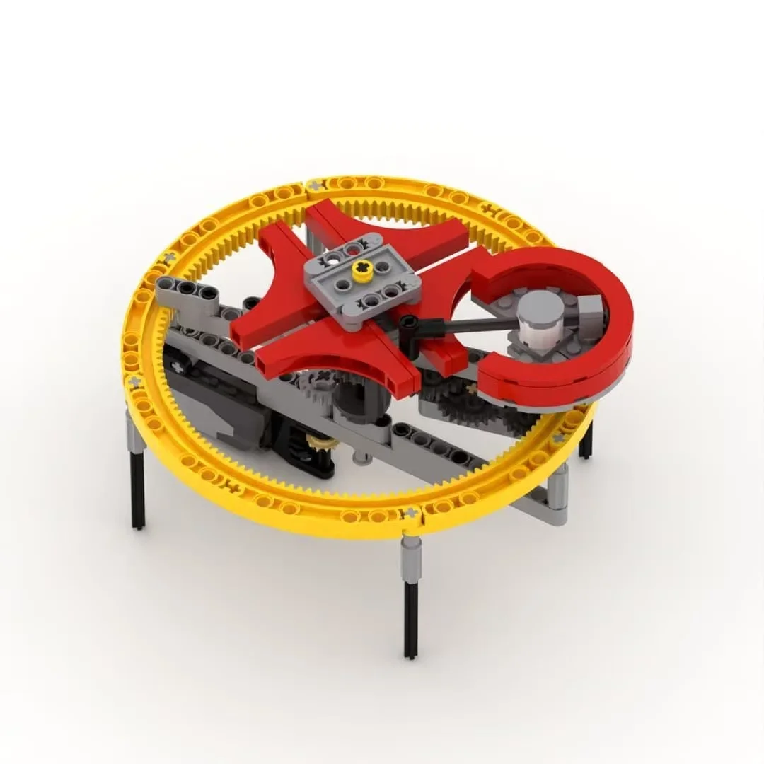 4352 Little Engineer Building Block Toy Science Mechanical Model Assembly Planetary Gear Other Cross Mechanism Set