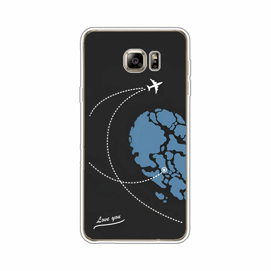 Case for Samsung Galaxy note 4 5 Case Soft Silicone TPU phone Back full protecive Cover Case Capa coque shell bag