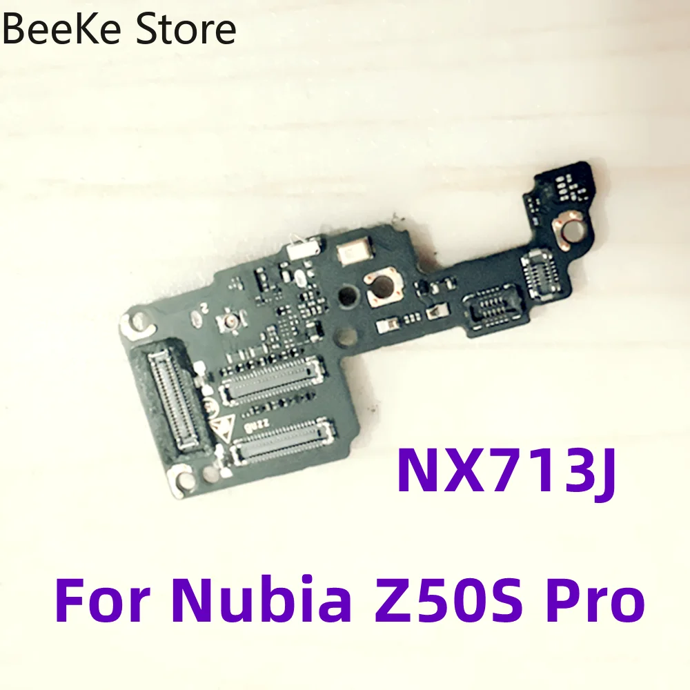 For ZTE Nubia Z50S Pro，NX713J Z50SPro Main LCD Display Motherboard Board Sim Card Reader MIC Slot USB Charging Port Flex Cable