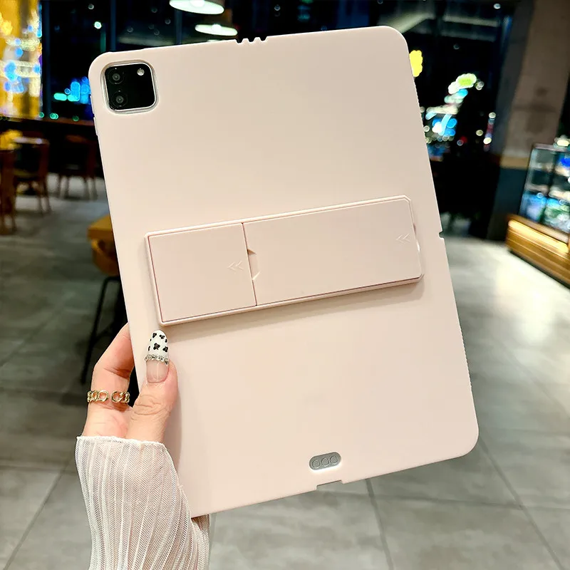 Candy Solid Color Soft TPU Case For Xiaomi Pad 7 Pro 11.2 2024 5 6 Pro 11inch Shockproof Cover With Bracket