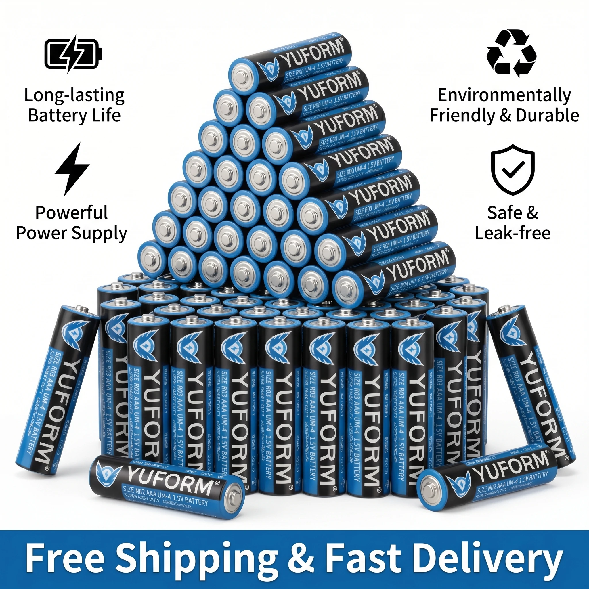 

1.5V Alkaline Batteries AAA AA Disposable Dry Cell for Wireless Mouse LED Light Toy Camera Flash Shaver 1-100pcs