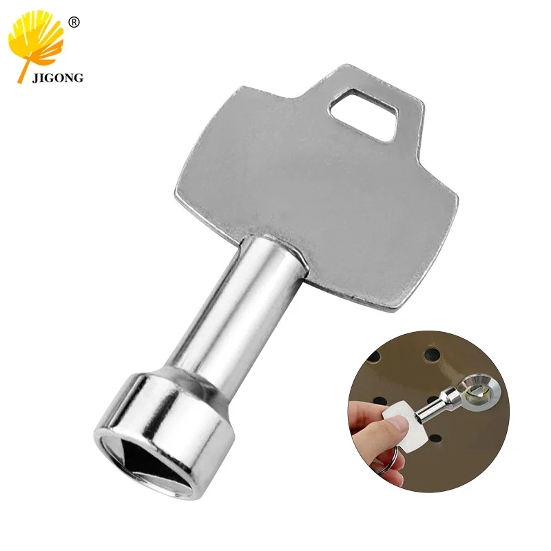 Distribution cabinet lock key, fruit suitcase, water meter valve inner triangle key MS705 tongue lock triangle key wrench