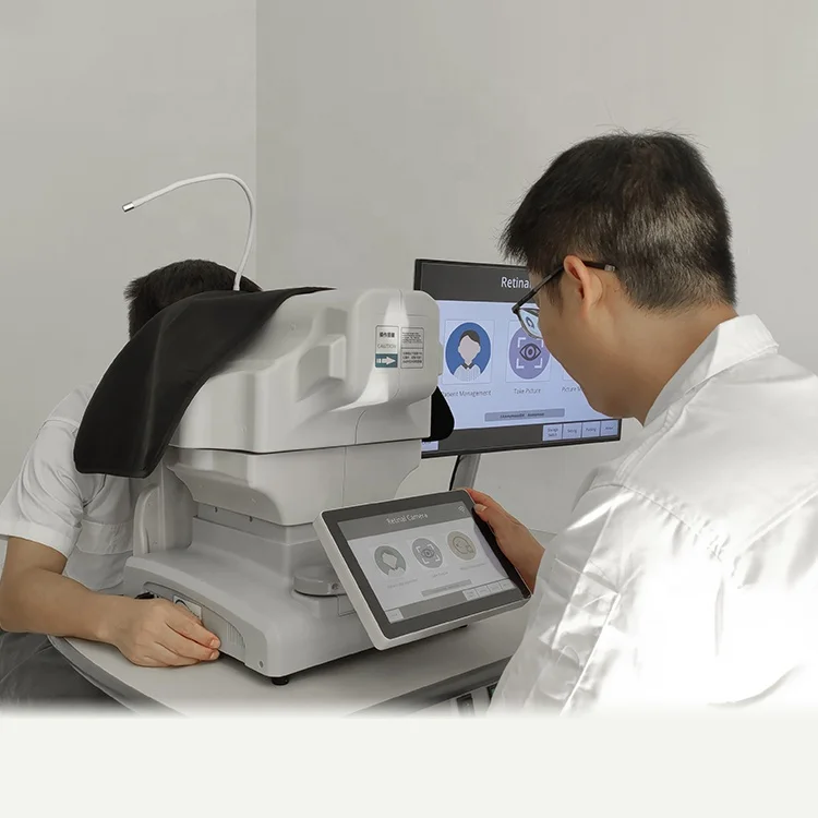 Computerized Eye Fundus Test Equipment Auto Digital Non-mydriatic Retinal Camera