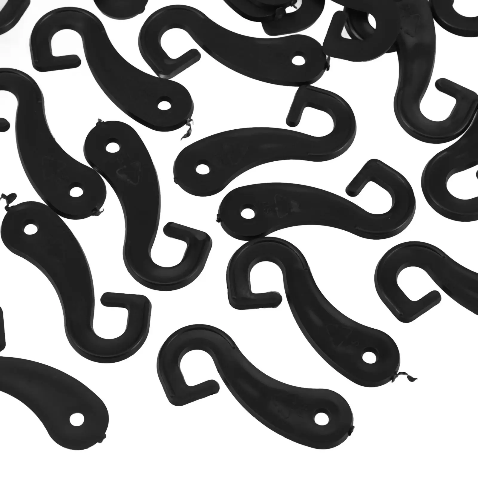 100 Pcs Clothes Hangers Hat Retail Display Accessories Hook Hooks for Socks and