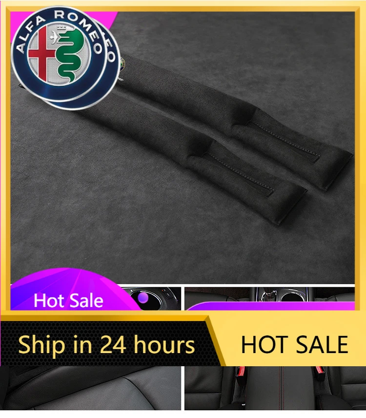 

Наклейки для автомобиля Alfa Romeo, декоративные полоски для заполнения зазоров между сиденьями, для Alfa Romeo Giulia, Stelvio, Giulietta, 156