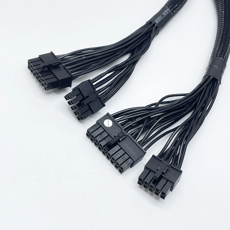 Motherboard 24p CPU GPU 12p 8pin 6pin To 3port SATA IDE Molex PCI-E Power Cable Replacement for CORSAIR RMX TX HX RMI RM AXI HXI