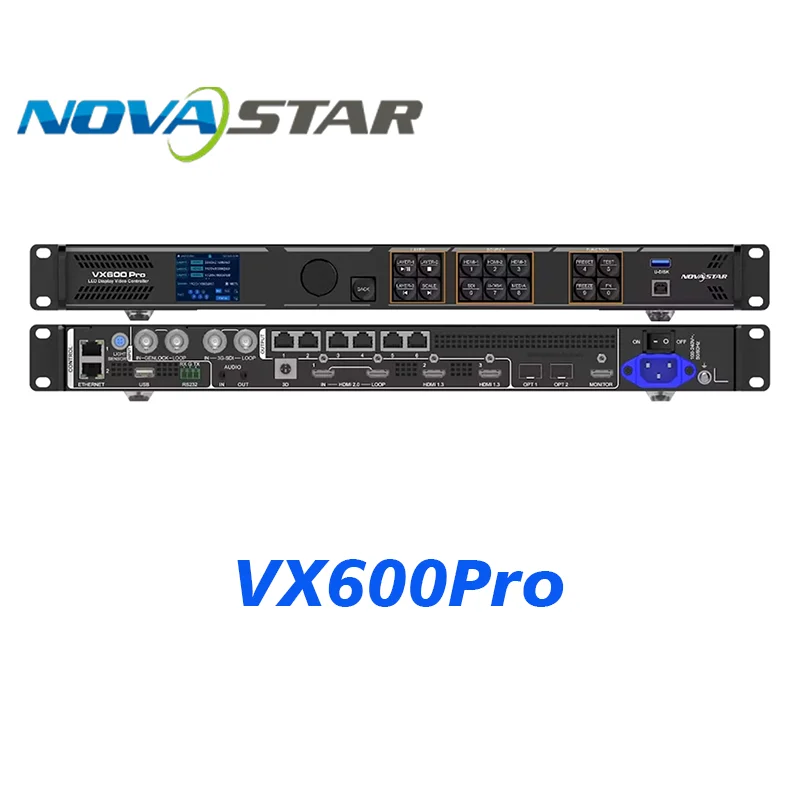 Novastar VX600pro Full Color LED Video Processor Low Latency for Outdoor Advertising Indoor Media Rental Use