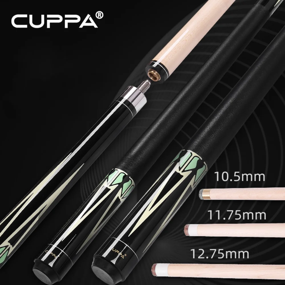 

CUPPA 58" North American Maple Fashion Decal Billiard Pool Cue Stick 10.5/11.75/12.75mm