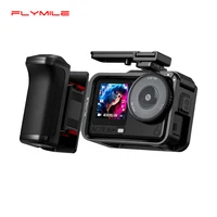 Flymile Street Grip Kit mango de fotografía para DJI Osmo Action 6 mango de cámara soporte de expansión con accesorios de botón de obturador