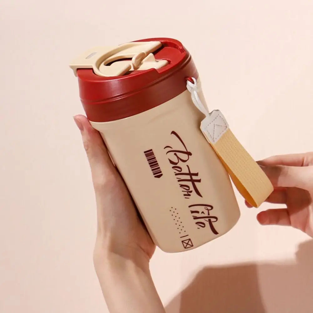 

Stainless Steel Travel Thermal Cup Keeps Cold and Heat Drinking Kettle Coffee Vacuum Flask Leak Proof Heat-resistant