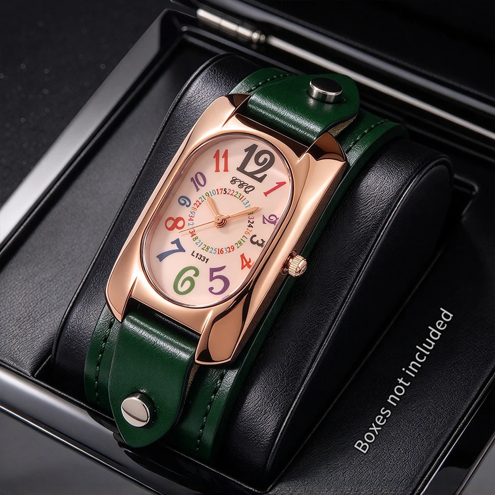 1PCNew Women's Quartz Watch - Gift And Exquisite Combination - Suitable For All Holiday Occasions.(Box Not Included)