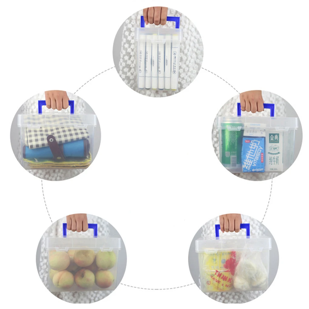 Clear Plastic Pencil Box Case Lightweight And Portable Pencil Holder Easy To Clean Practical Gifts