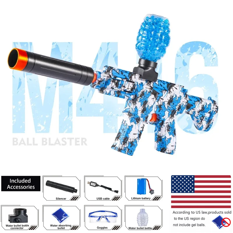 Splatter Ball Water Gel Beads Toy Guns Electric Gun Toys Firing Hydrogel Water Ball Guns Children Sports Kids Toys