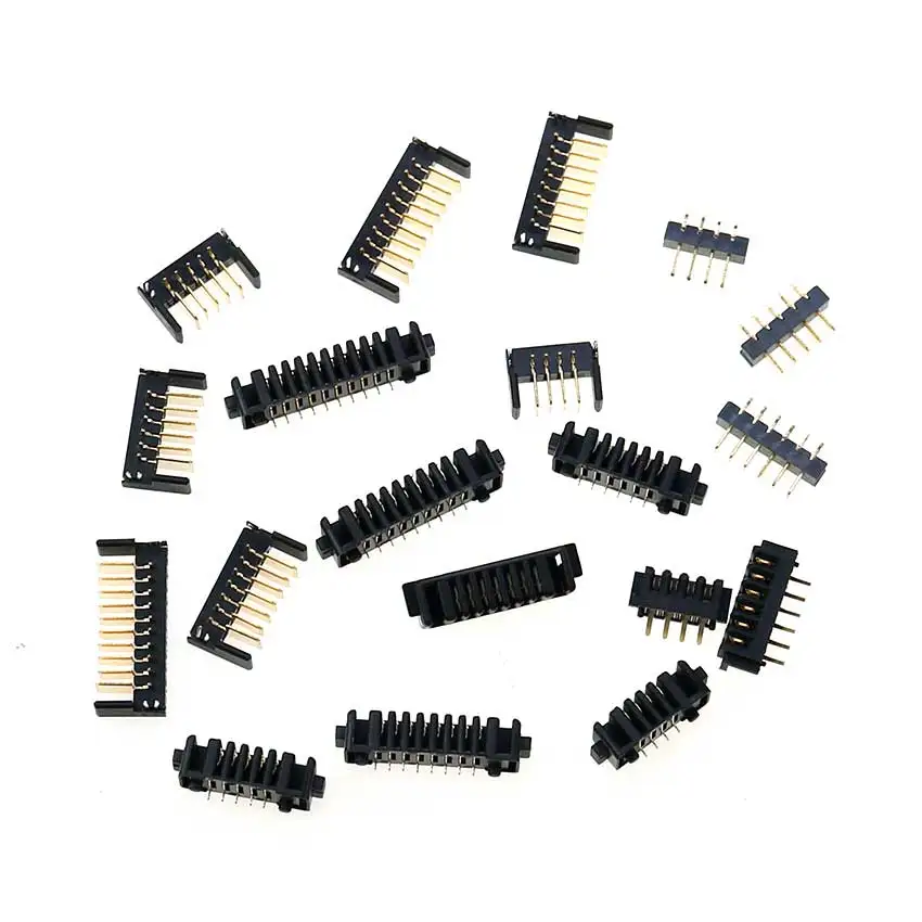 Cltgxdd 10pcs Blade Battery Connector 2.0mm 2.5mm Pitch 4 5 6 7 8 9 10 Pin Plug Male Female Socket PCB Solder Header Receptacle