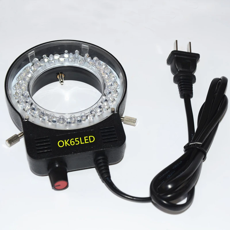 Microscopio ajustable de Color, lámpara de anillo LED, iluminación de ángulo bajo, fuente de luz LED en forma de anillo para visión de máquina y microscopio