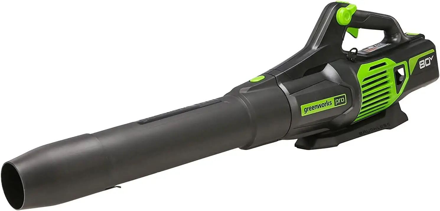 Greenworks 80V (170 MPH / 730 CFM / 75+ Compatible Tools) Cordless Brushless Axial Leaf Blower, Tool Only, 80 Volts