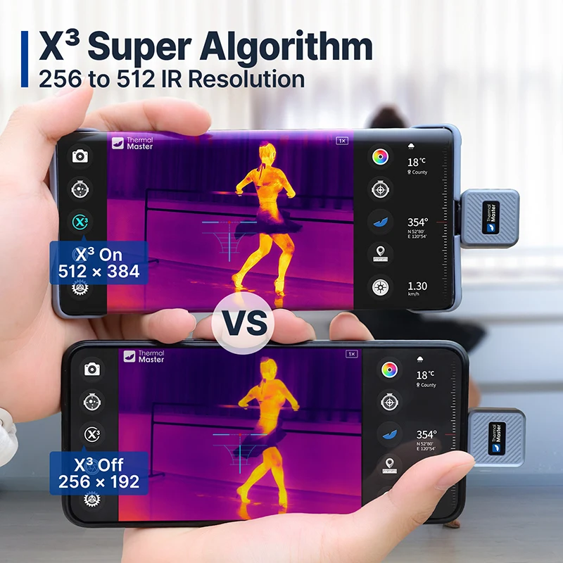 X2 50 هرتز رؤية ليلية حرارية للصيد لمشاهدة الدوريات