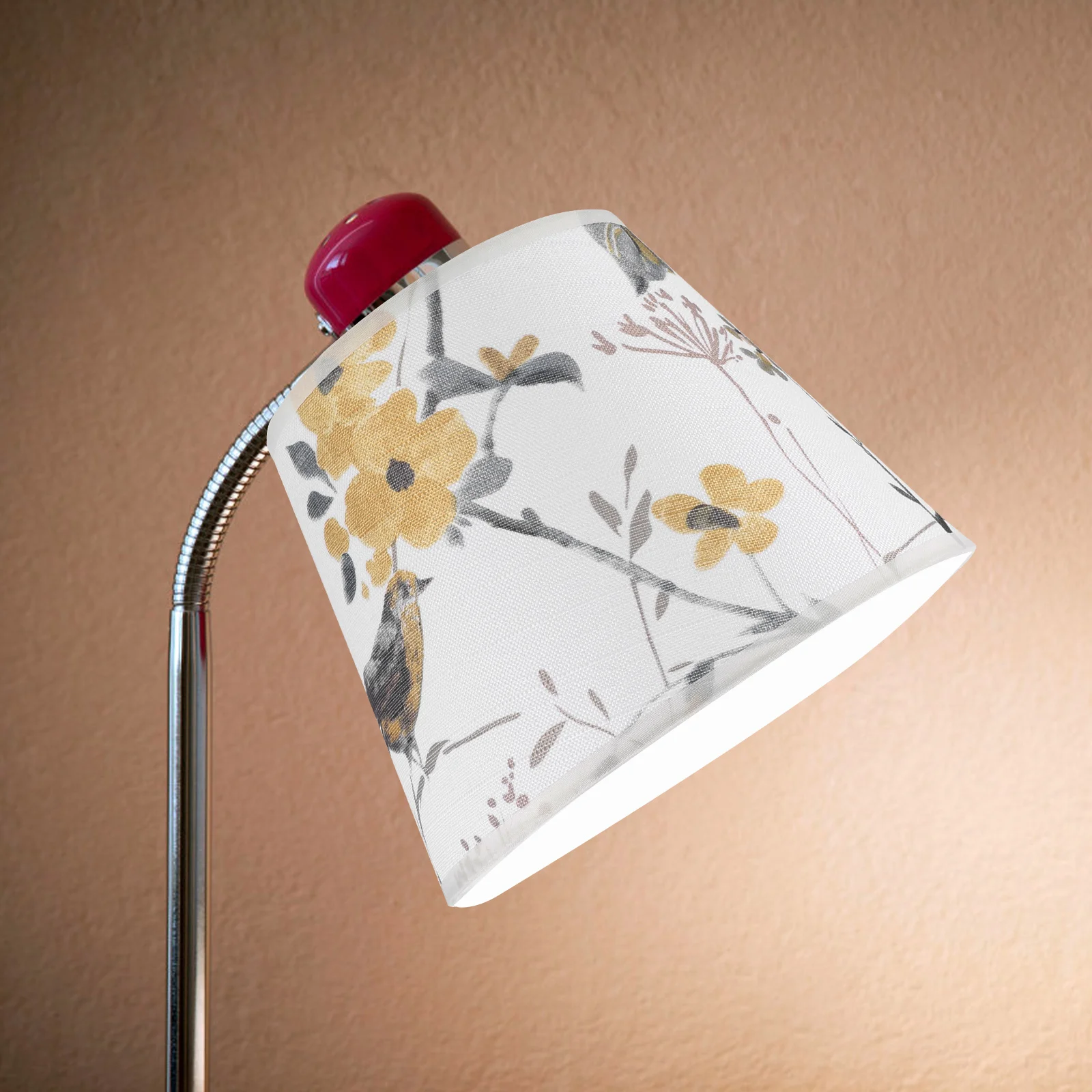 Decked Accessories Decorative Lamp Shade Shades Floor Lamps Replacement Cover Lampshades Table Bedside Flower Bird Fabric