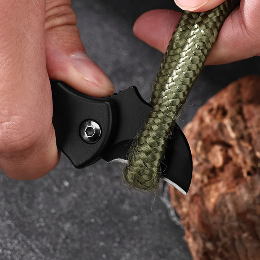 

Outdoor mini folding portable key with multiple functions, sharp and high hardness, portable EDC disassembly and delivery knife