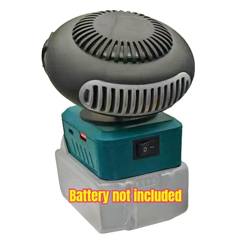 【توصيل سريع】أجزاء أداة الطاقة ليثيوم الطاقة الكهربائية الدافئة منفاخ الهواء مروحة سخان الرياح الساخنة والباردة الوضع المزدوج لماكيتا ليثيوم أيون بات