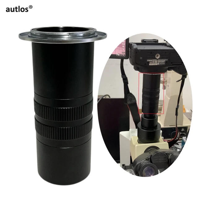 orzeniowa do mikroskopu trójokularowego z mocowaniem C na lustrzankę cyfrową Adapter CCD na M42 do aparatu mikroskopowego Canon Nikon