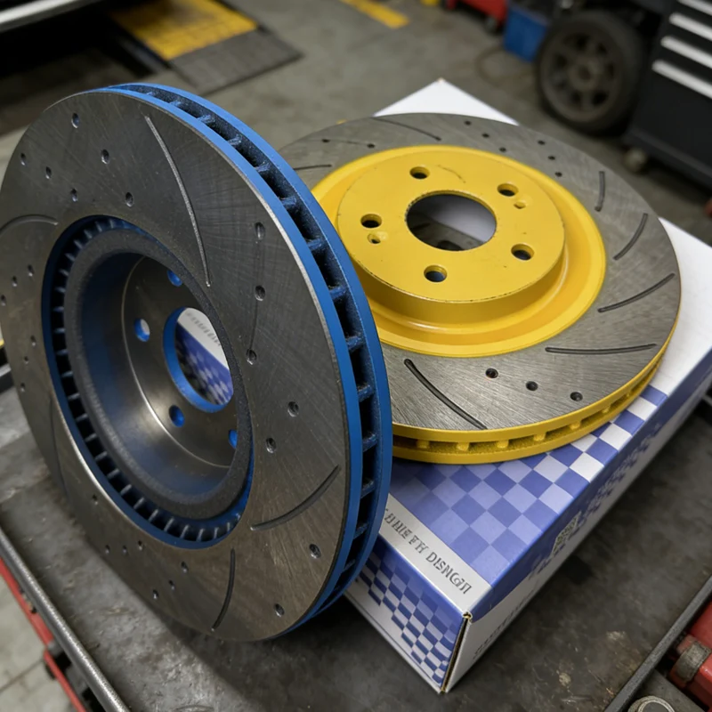 Auto braking system drilled & slotted Car brake discs Order through the universal link(Please contact the customer service)
