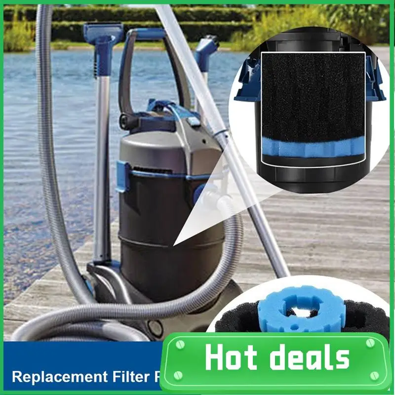 

A74X-1Set Filter Sponge Replacement Suction Sponge Filter Effective Filter Accessories Black&Blue