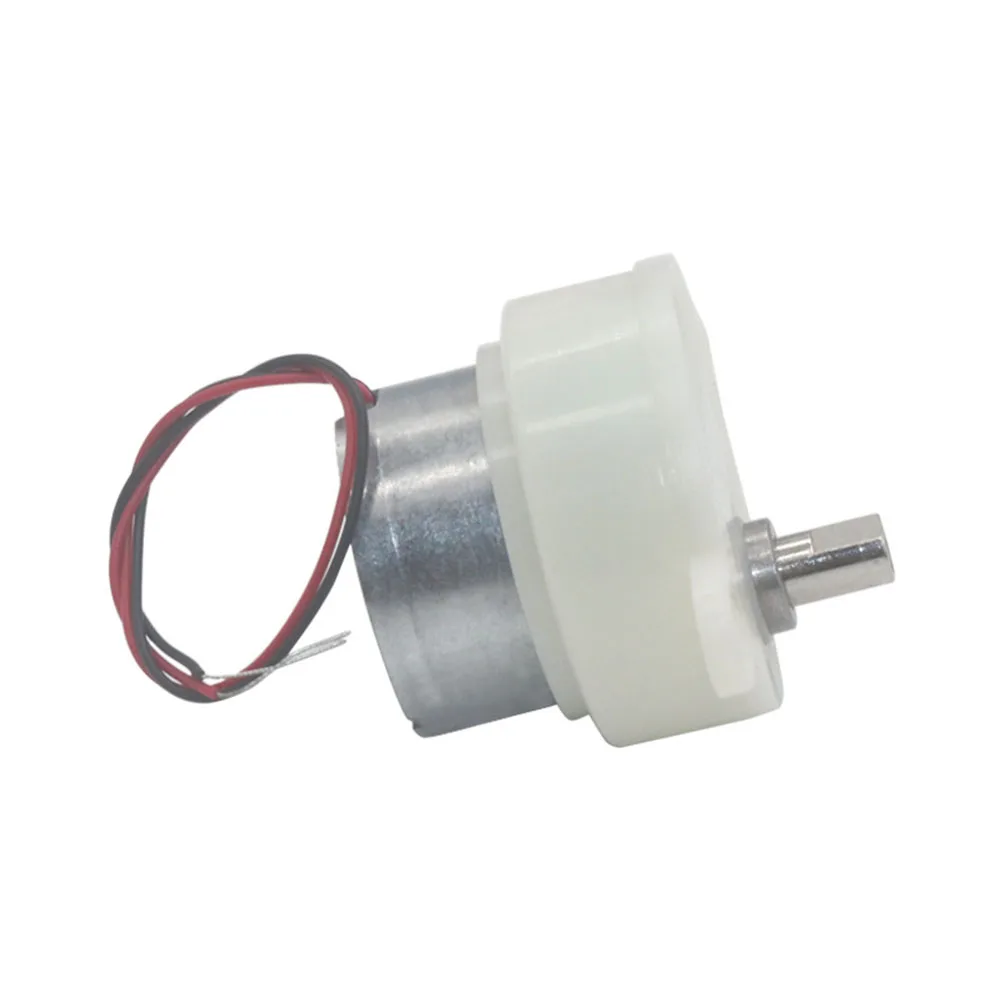 3PC Reducing Motor DC 6V 5RPM High Torque Rotary Speed Dual Flat Tapping Shaft Reducing Motor For Stage Lighting Electric Device