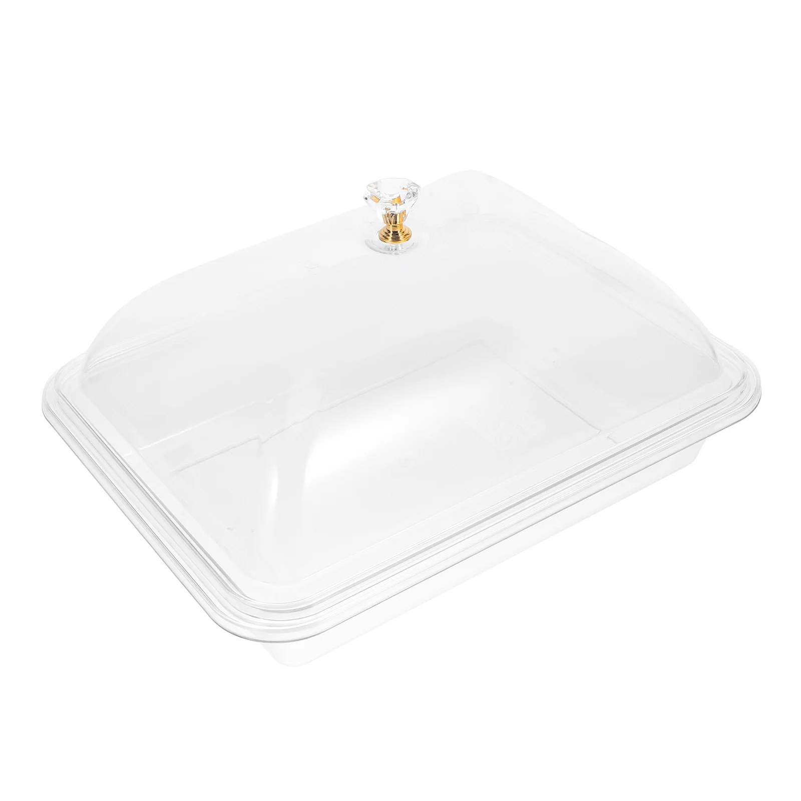 

Acrylic Buffet Tray Multifunctional Clear Serving Tray for Kitchen Restaurant Home Use Easy Clean Dinner Accessory