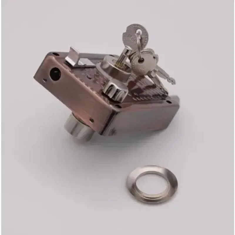 Exterior Iron Door Locks Security Anti-theft Lock Multiple Insurance Lock Wood Gate Lock For Furniture Hardware