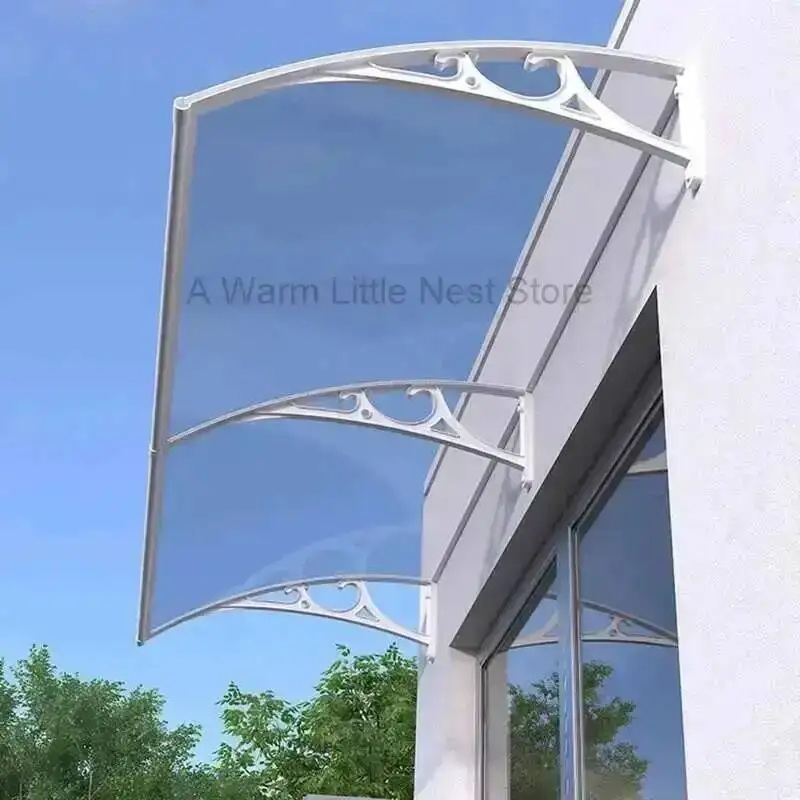 

Aluminum New Courtyard Alloy Modern Awning for Transparent Silent Awnings Simple Household Outdoor Waterproof Awning for Balcony