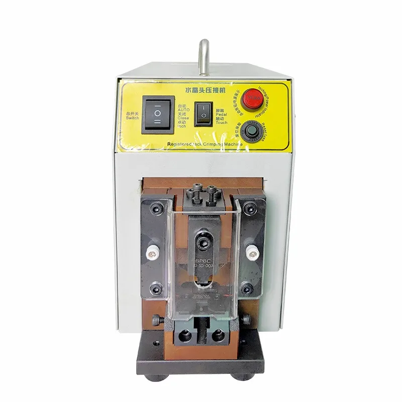 

【Popular】Semi-Auto Network Cable Making Machine Patch Cord Crimping Equipment