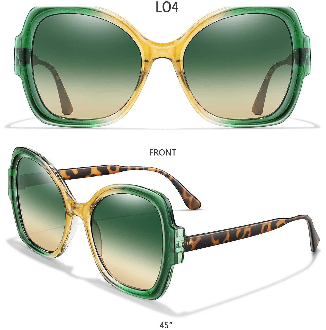 Lässige Sonnenbrille für Damen, die man täglich trägt, klassische quadratische Sonnenbrille zum Einkaufen, für Selfies, Partys, Reisen, Radfahren, mit BOX UV400 – Detail 7