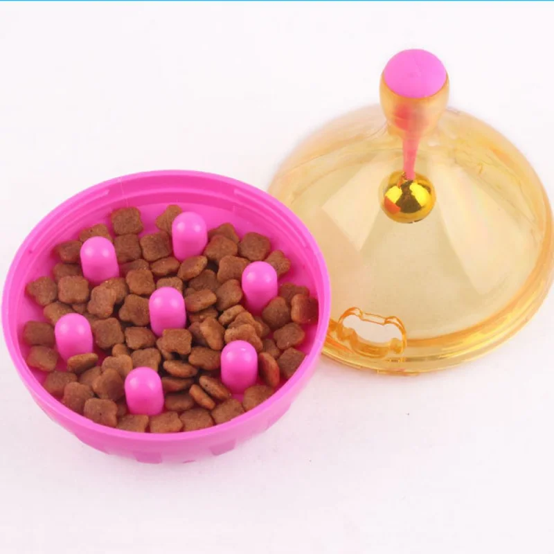 Pet Toy Food Leakage Tumbler Feeder Treat Ball Cute Little Mouse Toys Interactive Toy for Cat Food Slow Feeding Supplies