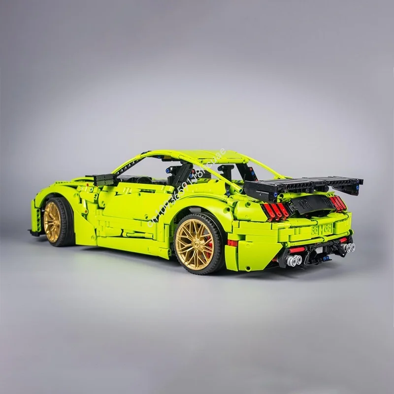 3152 pçs moc forded mustangesd shelby b modelo blocos de construção técnicos brinquedos construção diy presente natal tijolo criativo crianças