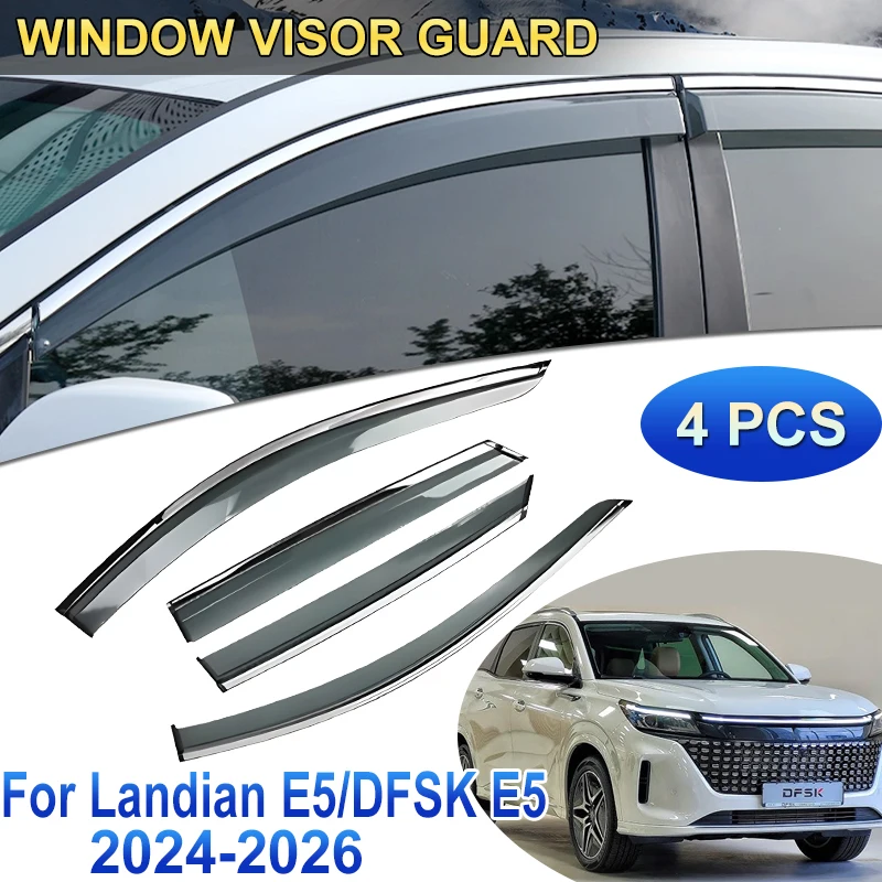 Pare-brise de fenêtre de voiture pour Landian DFSK E5 Evolute i SPACE, accessoires 2024 2025 2026, pare-froid, déflecteurs de fumée, protection contre le soleil et la pluie