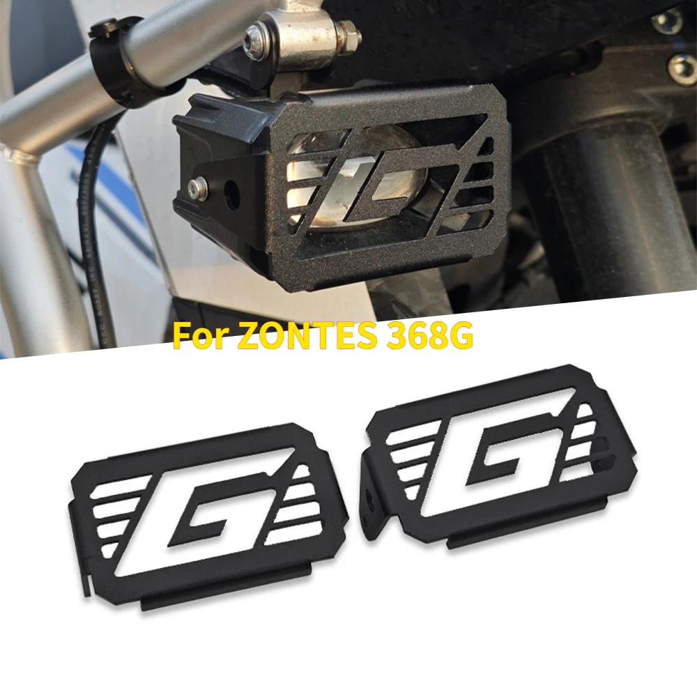 

For ZONTES 368G Motorcycle Accessories Left Right LED Fog Light Protector Guard Foglight Lamp Cover