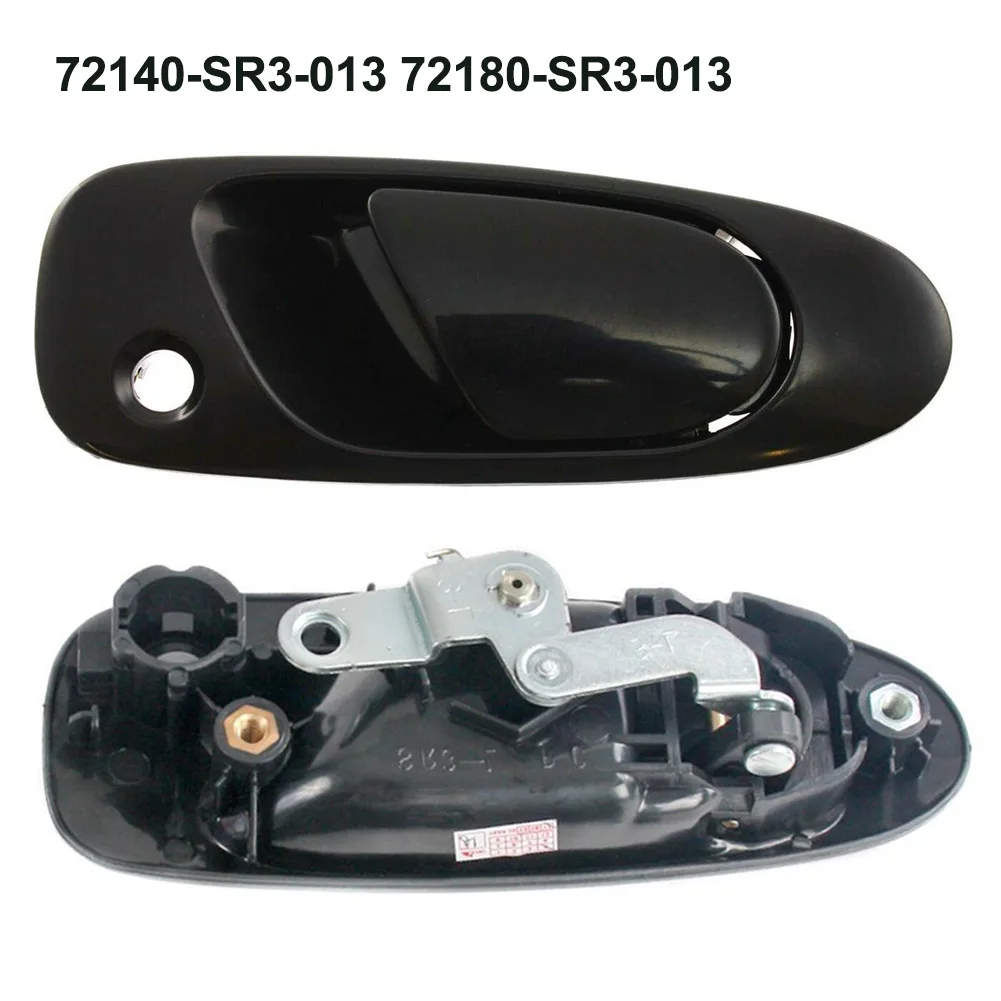 Accessories Exterior Door Handle Black For Honda Civic 92-95 EG6 EG4 Front Exterior Door Handle Plastic Replacement view 2