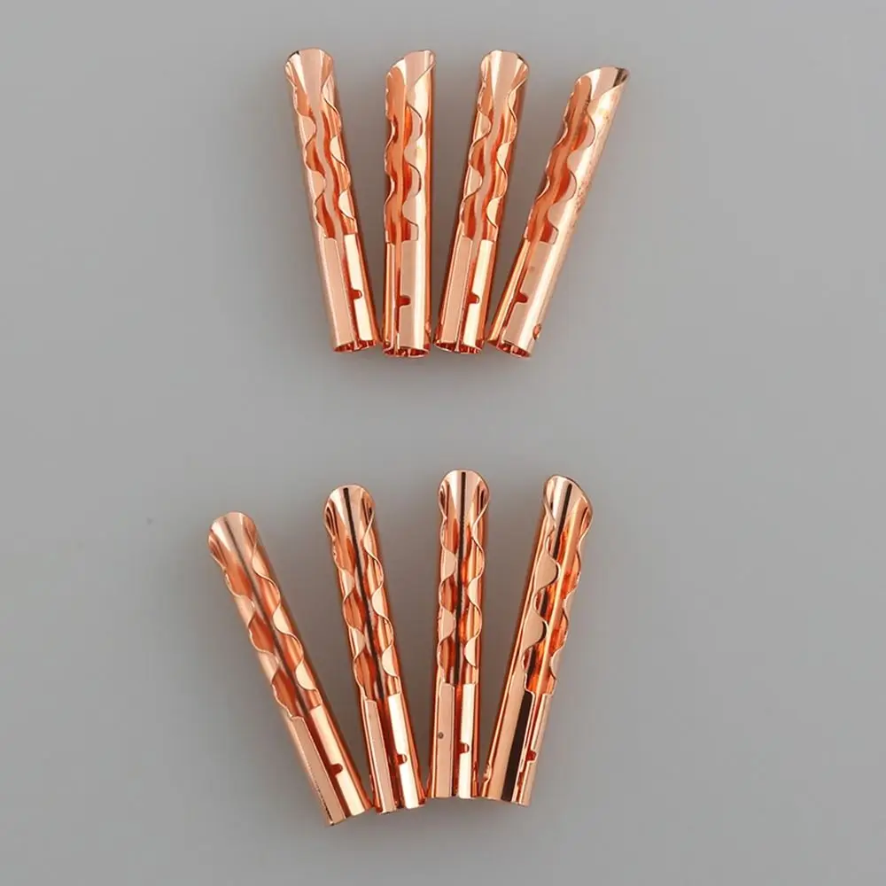 1Pcs 4mm BFA Z-Type Banana Plug Gold/Silver Plated Pure Copper Conductor Gold Silver Plated Terminal Soldering Crimping