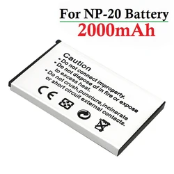 2000mAh NP-20 NP20 Batterie For Casio EX-Z7 Z8 Z11 Z60 Z65 Z70 Z75 Z77 M1 M2 M20 S1 S2 S3 S20 S100 S500 S600 S770 S880 Battey