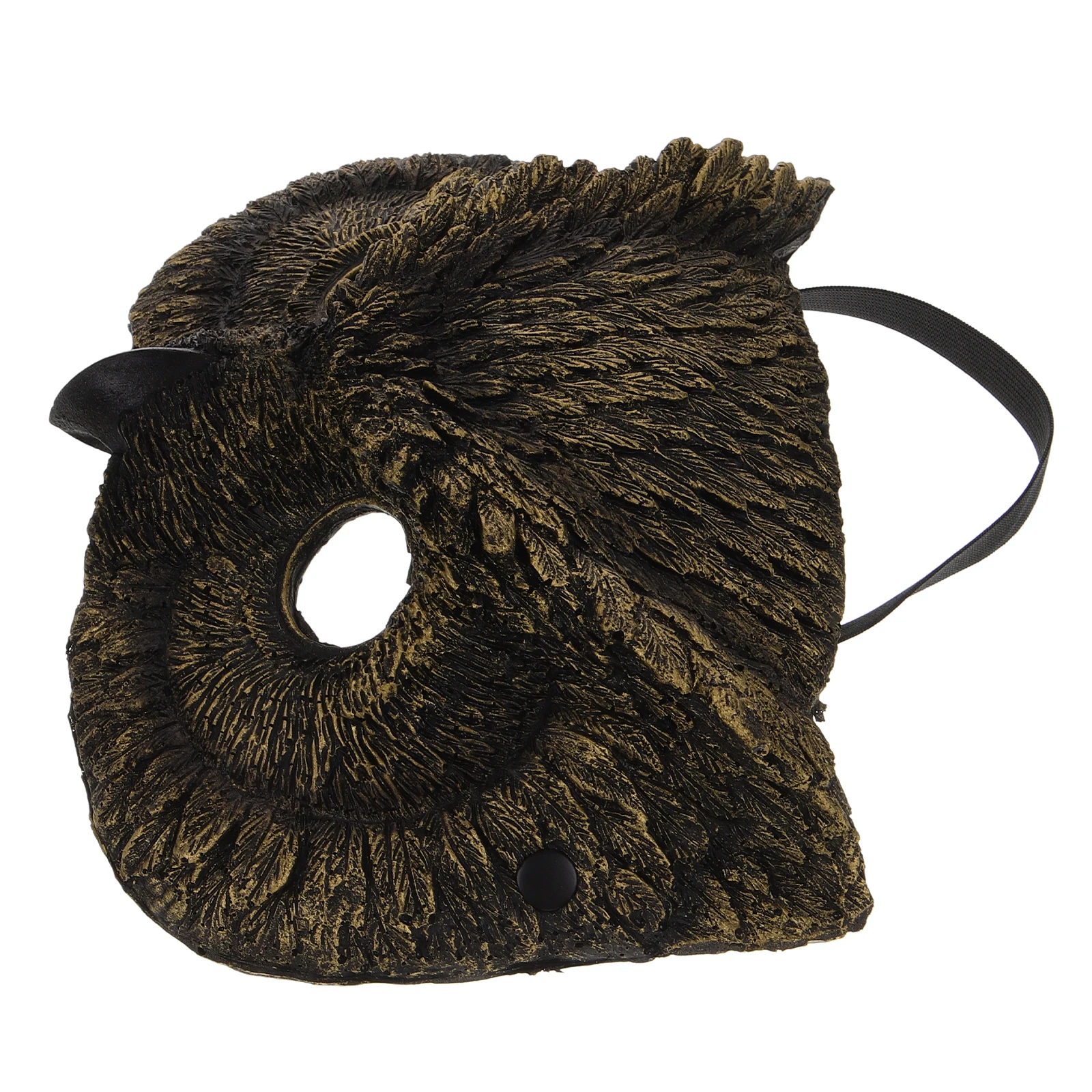 

Owl Mask Realistic Lightweight PU Masquerade Props Gold Mask For Decor Cosplay Decor Party Masks Women Men Ball