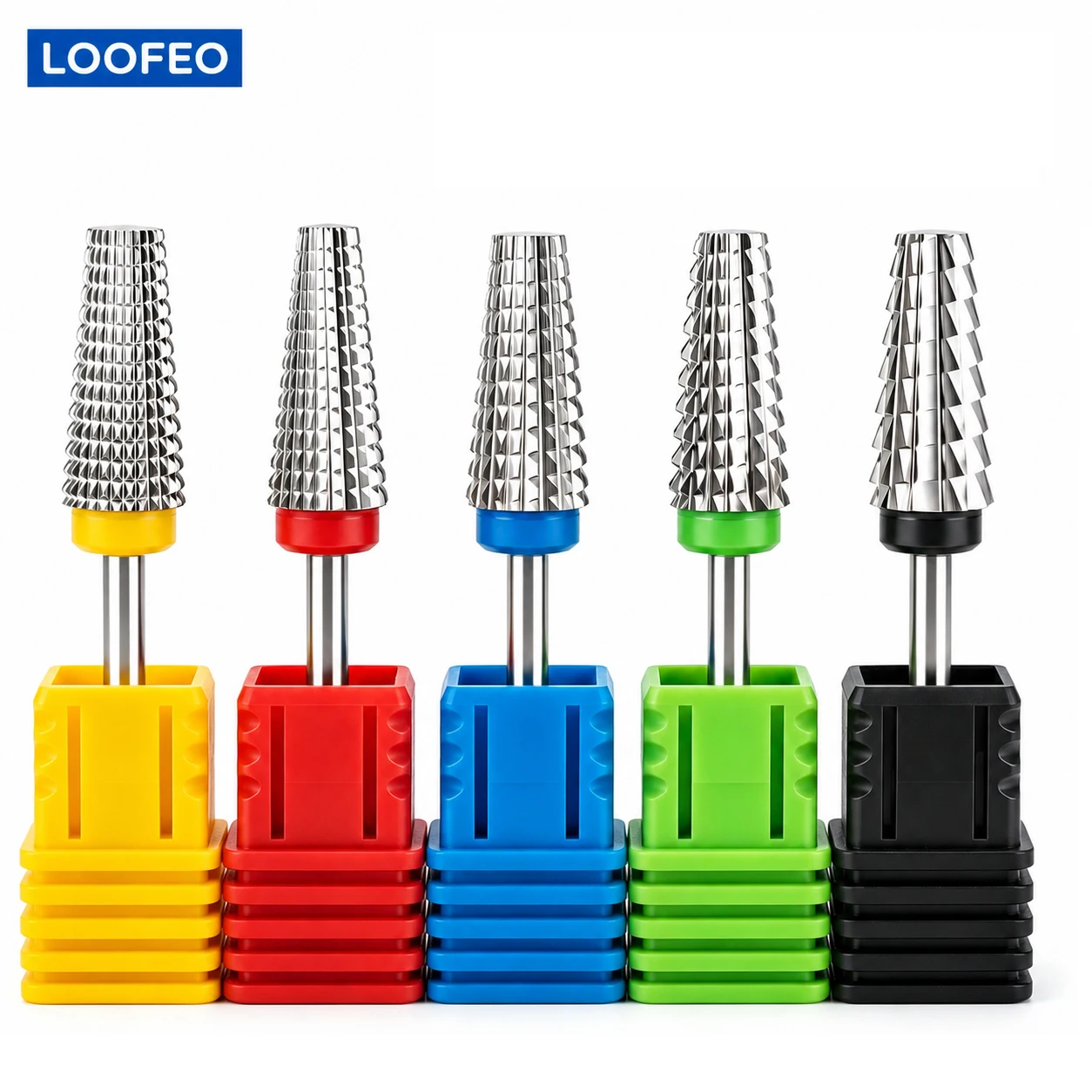 1pc Trapezoid Stainless Steel Nail Drill Bit for Acrylic Gel Removal Nail Surface Polishing Shaping 3/32 Inch E File Tools Home