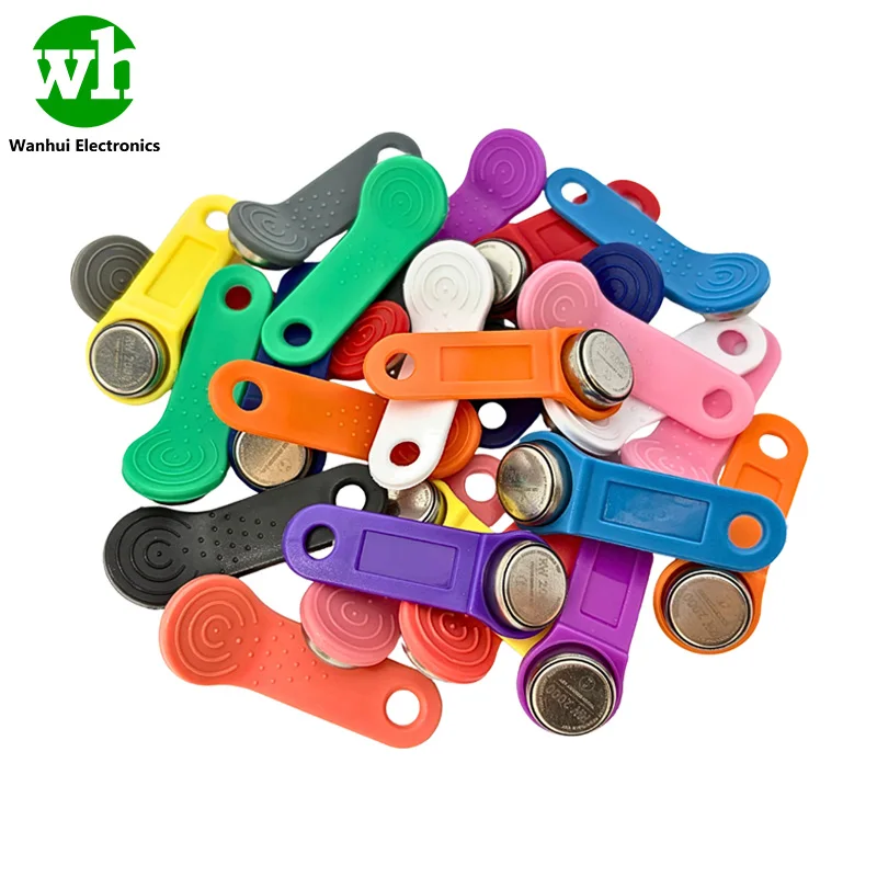 5-100Pcs/Lot RW2000 Rewritable Touch Memory Key Tag Sauna Key Can Copy Can Change Code for CYFRAL TM2002 Card Mix Colour