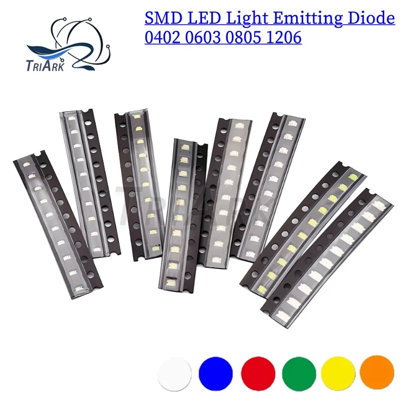 100Pcs Smd Led 0402…