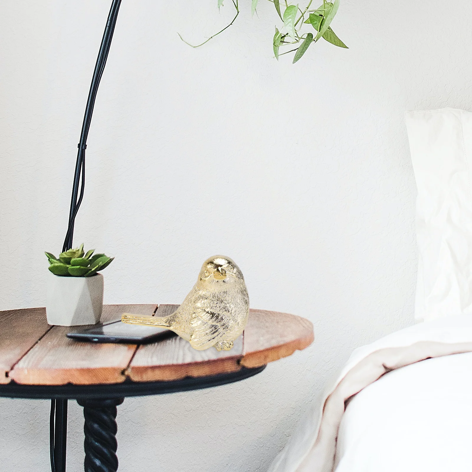 

2Pcs Resin Crafts Bird Statues Home Decoration Accessories Portable Desktop Decor Stable Smooth Surface Eco Friendly