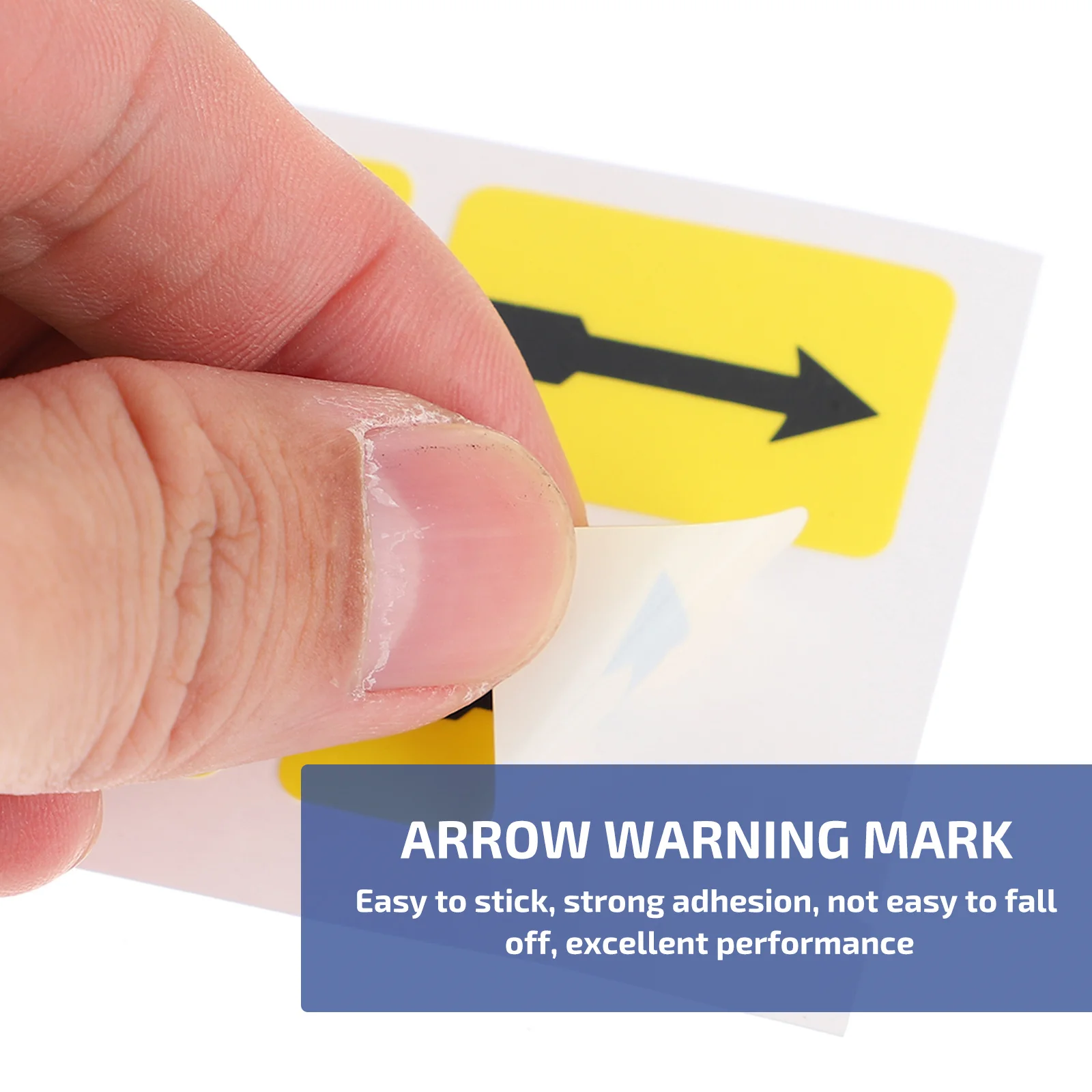 

10pcs Direction Arrow Stickers Warning Indicating Decals Equipment Safety Caution Adhesive Directional Sign Stickers For