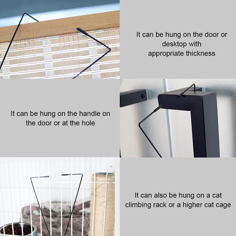 Cat Toy Cat Self-excited Cat Bar 1.8 M Fun Cat Scratch Rope Mouse Cat Supplies Adjustable Buckle Retractable Elastic Rope