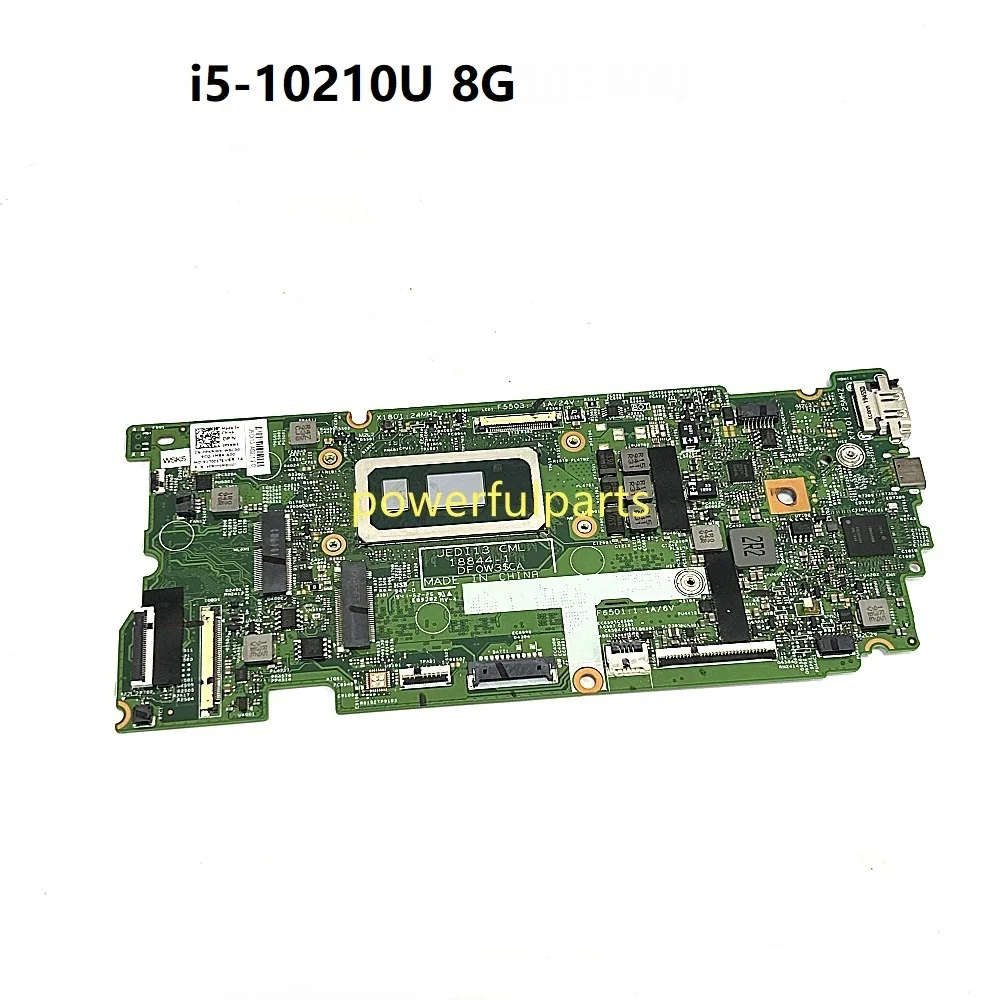 

For Dell Inspiron 13 7391 Motherboard 18844-1 0PKNWK i5-10210U CPU 8G RAM Working Good