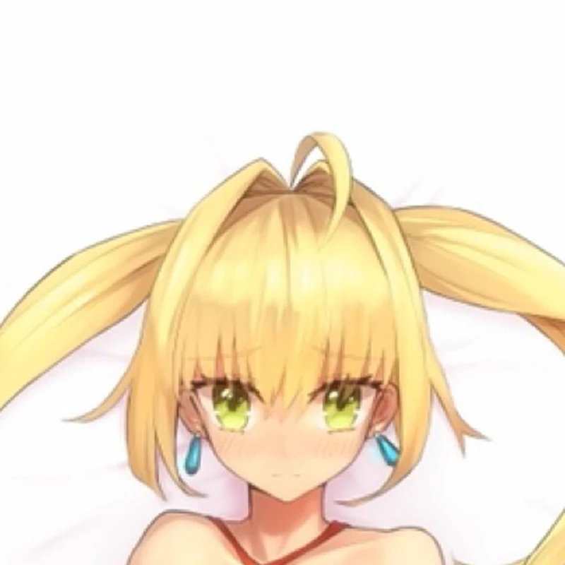

Anime Dakimakura Pillow Case Nero Claudius Sexy and Busty Beautiful Girl Double-Sided Halloween