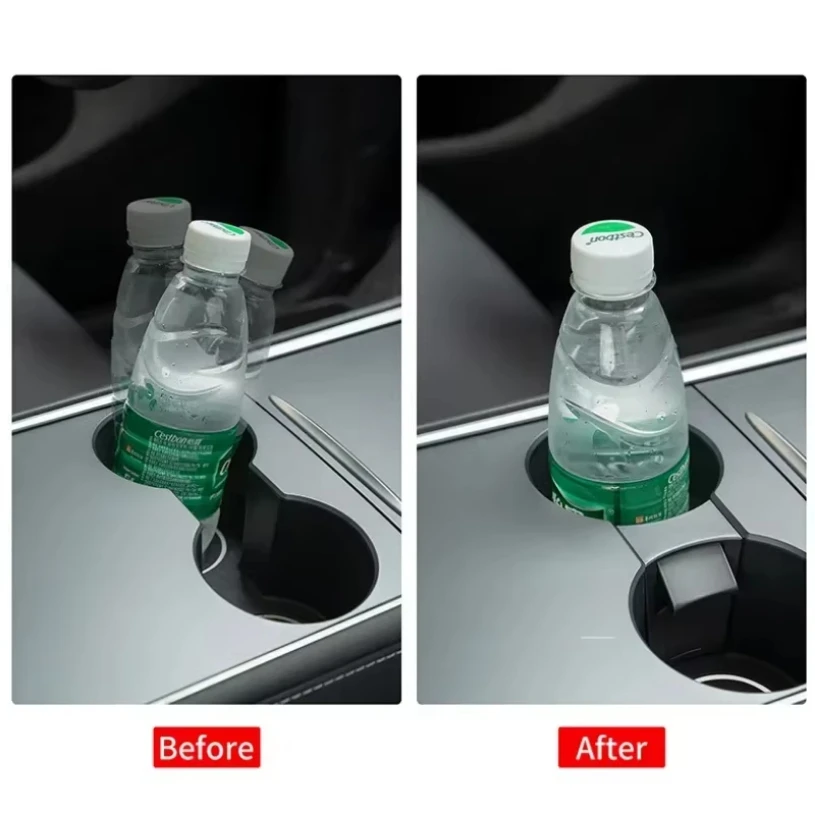 For Tesla Model Y 2021-2024/Model 3 Central Control Cup Holder Original Car Color Interior Accessories image 6